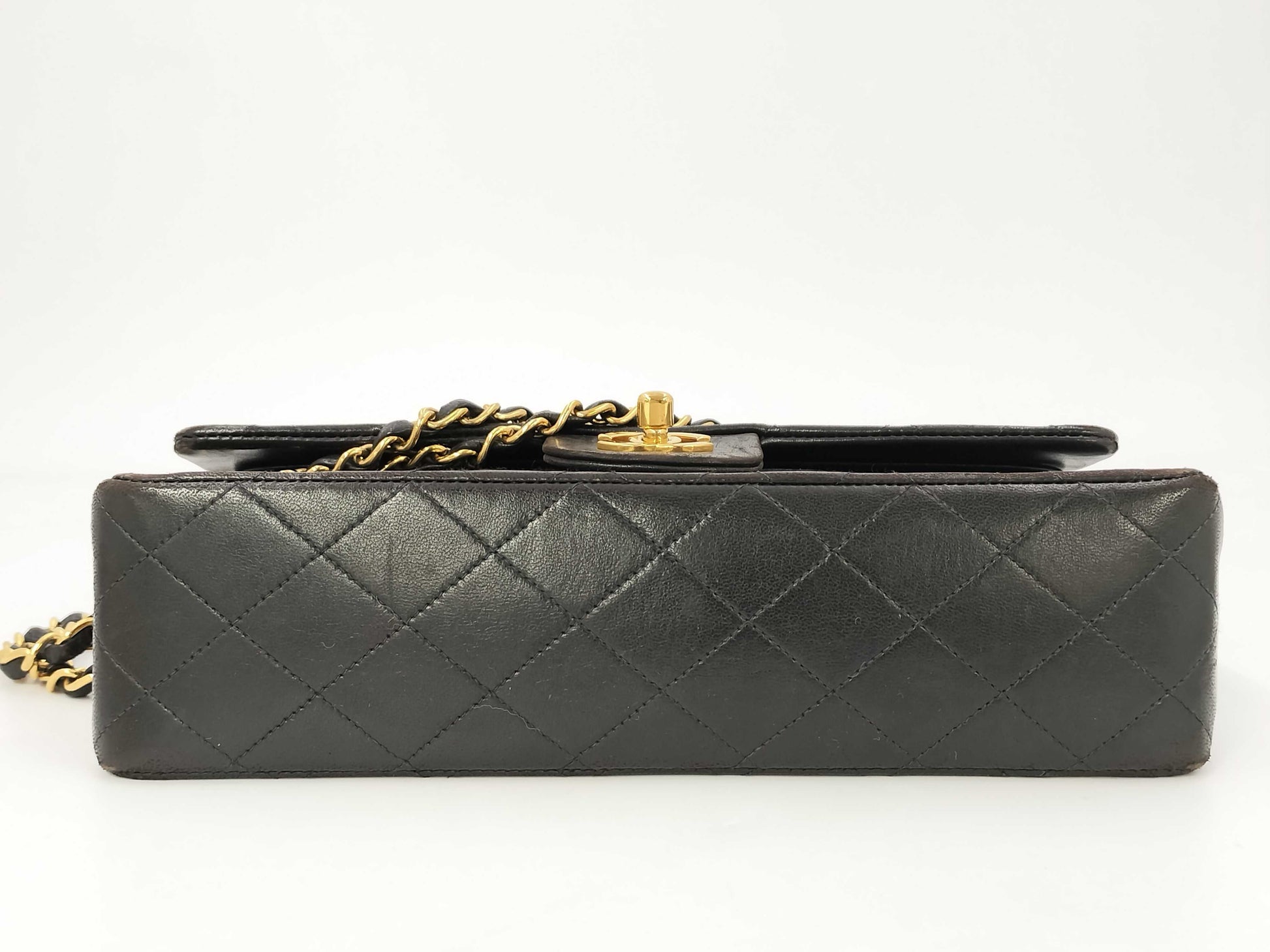 CHANEL Lamb Matelasse 25 Double Flap Chain Shoulder Bag, No. 3