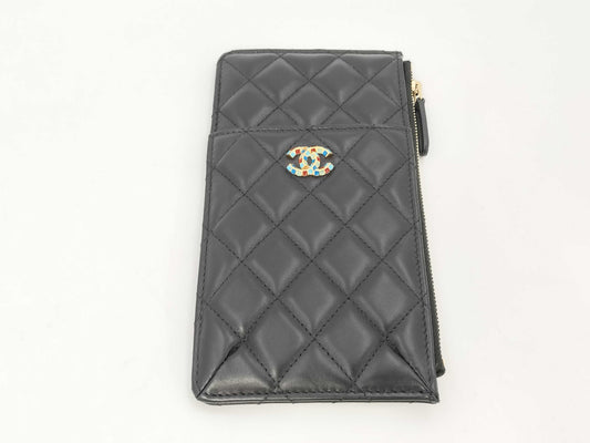 CHANEL Lambskin Card Holder Hawaii Limited Edition 28 Series Other Accessories