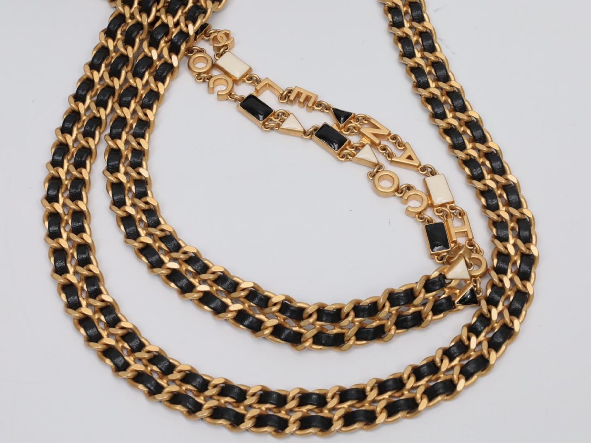 CHANEL Mini Matelasse Jeweled Chain Serial Plate Shoulder Bag