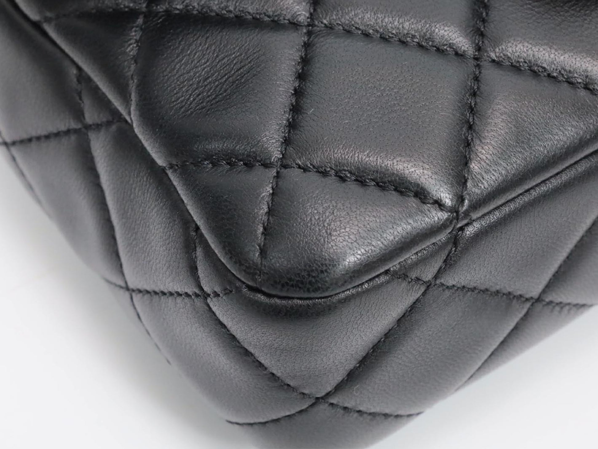 CHANEL Mini Matelasse Jeweled Chain Serial Plate Shoulder Bag
