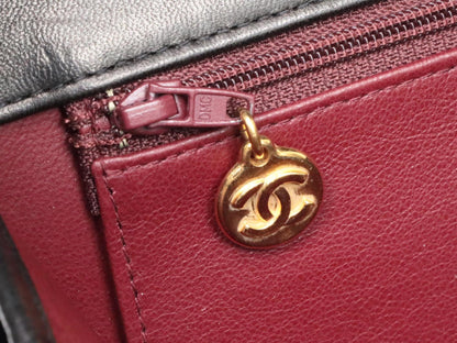 CHANEL Push Lock Full Flap Matelasse No. 3 Shoulder Bag