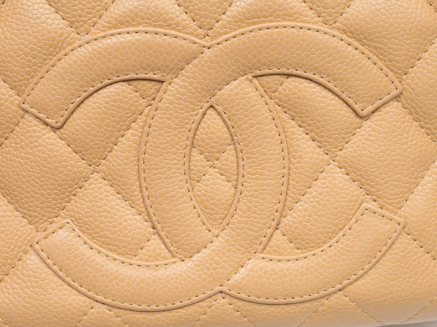 CHANEL Caviar Skin One-Shoulder Handbag, No. 8
