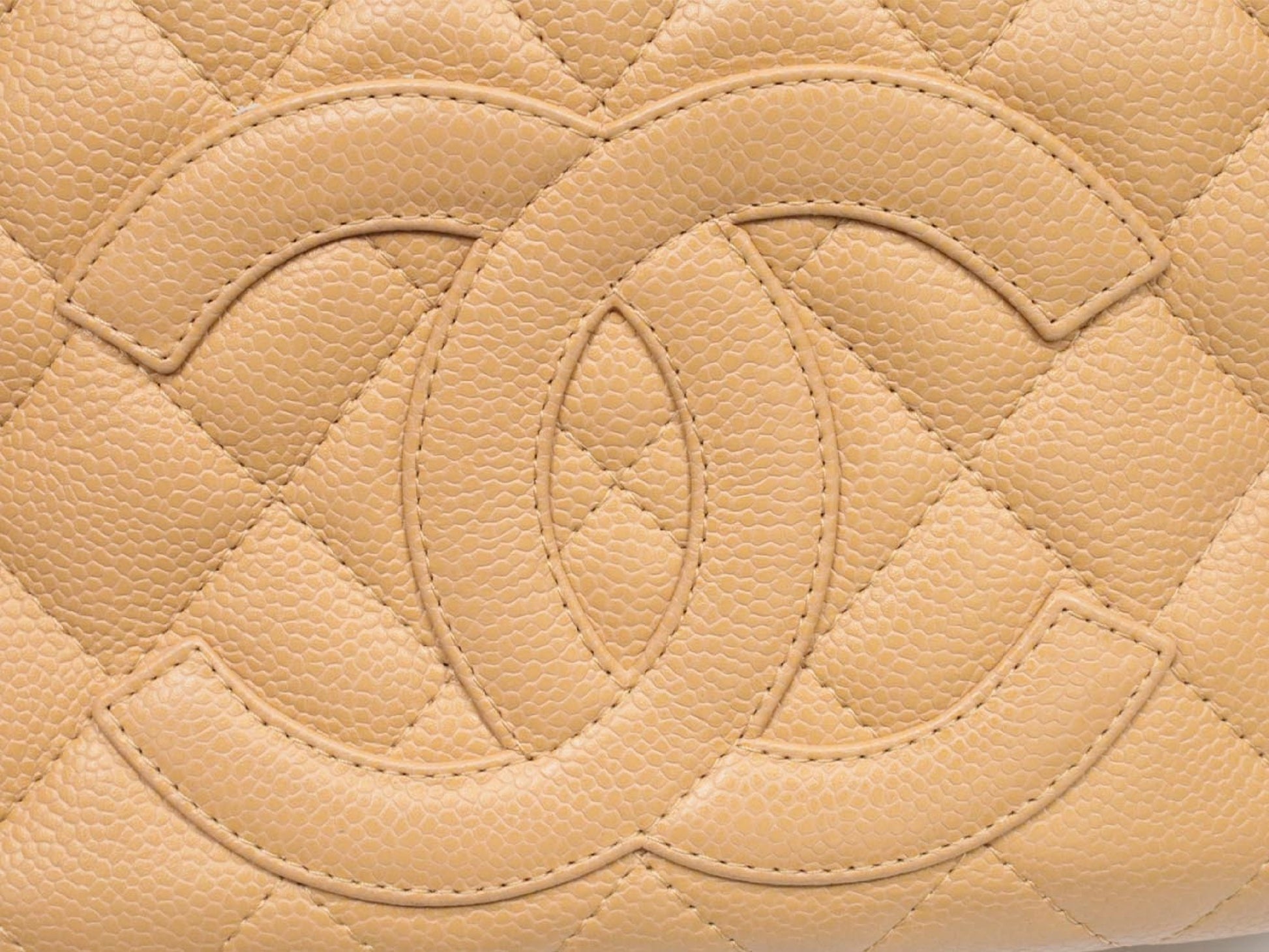 CHANEL Caviar Skin One-Shoulder Handbag, No. 8