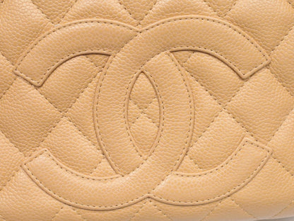 CHANEL Caviar Skin One-Shoulder Handbag, No. 8
