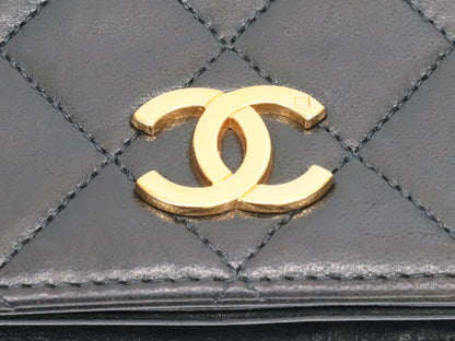 CHANEL Mini Matelasse Full Flap Push Lock Shoulder Bag
