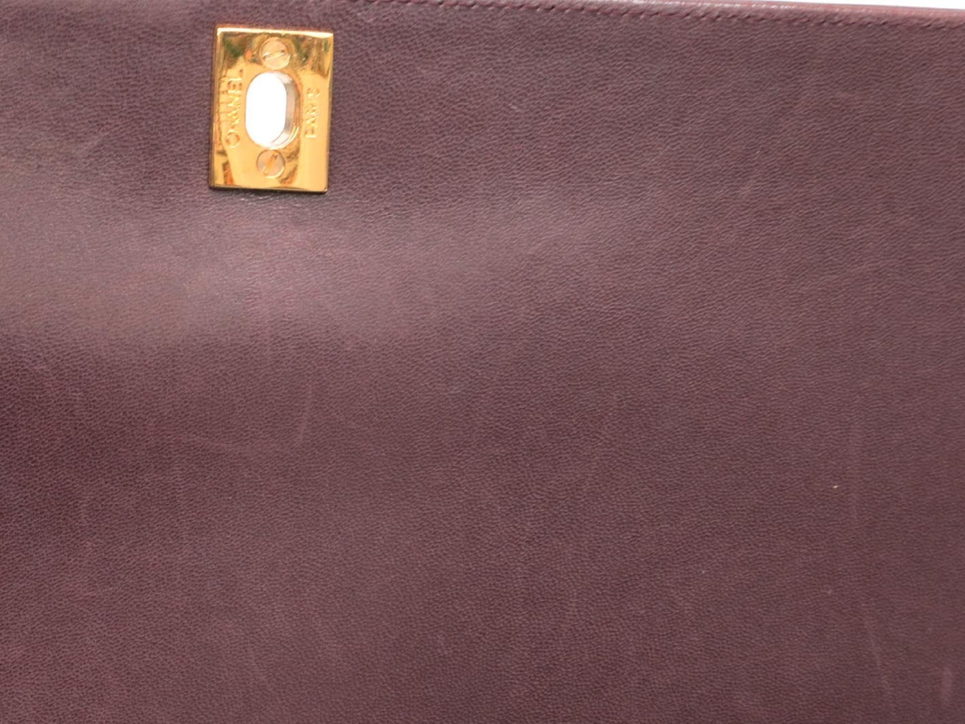 CHANEL Deca Matelasse No. 2 Brown Shoulder Bag