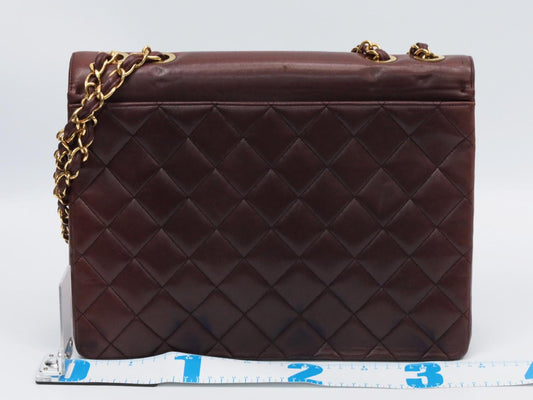 CHANEL Deca Matelasse No. 2 Brown Shoulder Bag