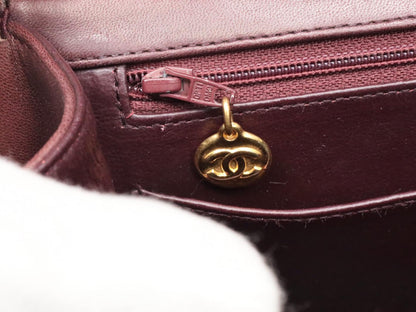 CHANEL Deca Matelasse No. 2 Brown Shoulder Bag