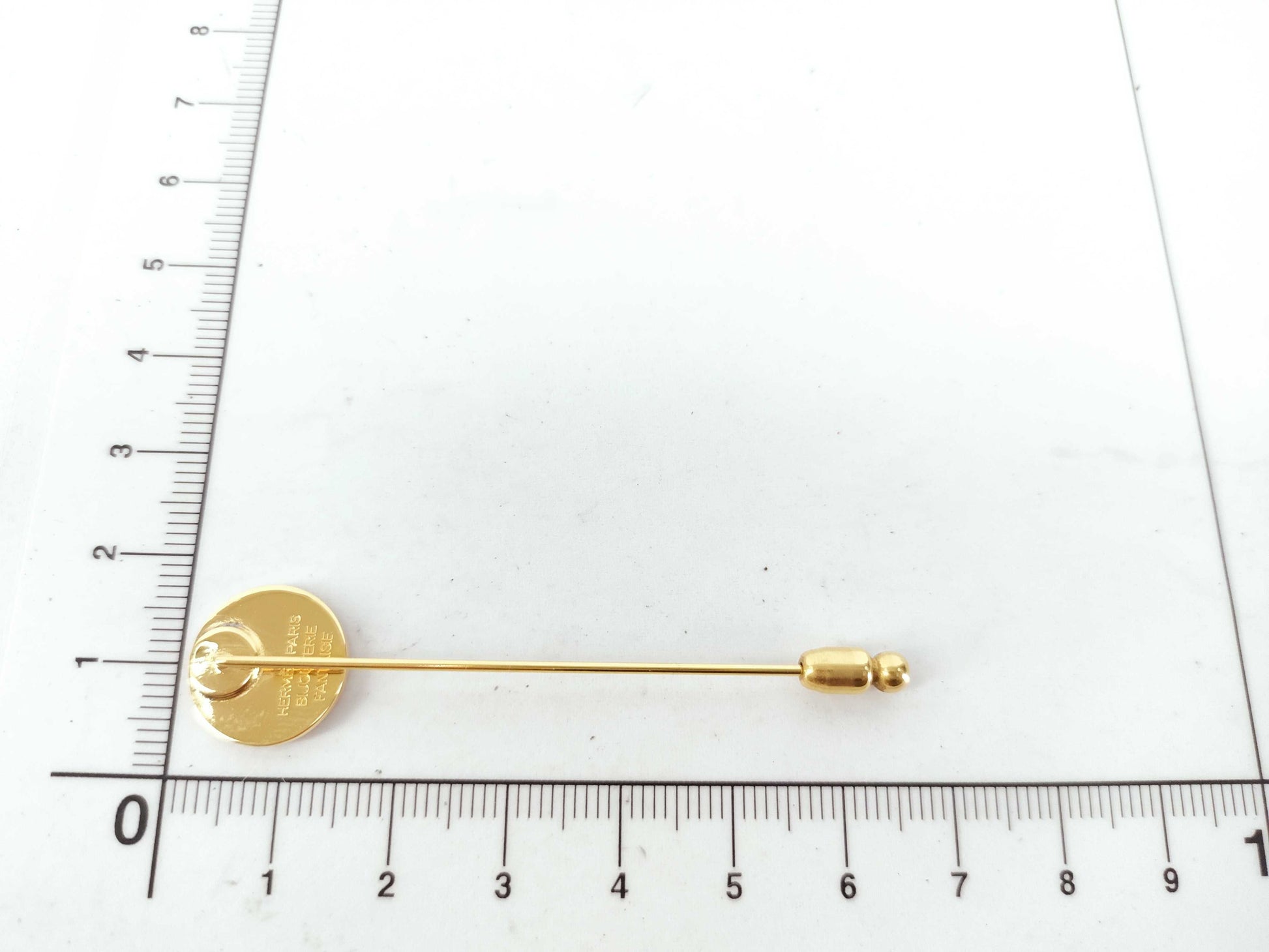 HERMES/Pin Brooch/Serie/GP/Gold Color Brooch