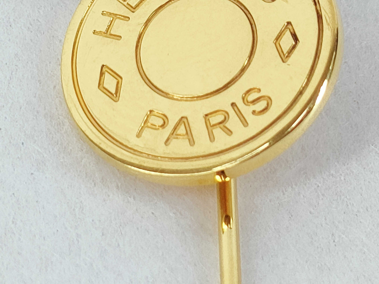 HERMES/Pin Brooch/Serie/GP/Gold Color Brooch