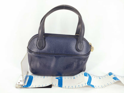 Dior Christian Dior Dior Handbag Navy Leather Handbag