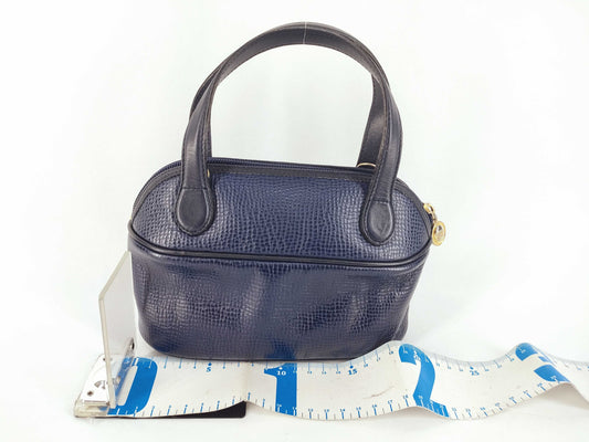 Dior Christian Dior Dior Handbag Navy Leather Handbag