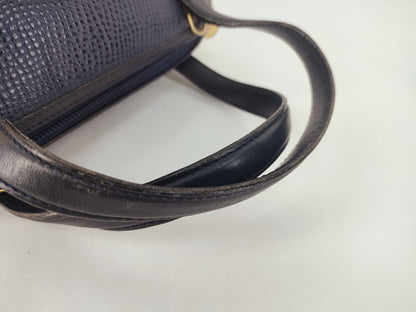 Dior Christian Dior Dior Handbag Navy Leather Handbag