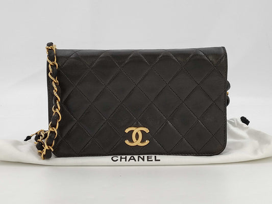 CHANEL CHANEL Matelasse Push Lock Lambskin Shoulder Bag