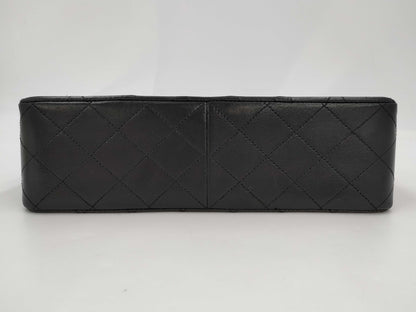 CHANEL CHANEL Matelasse Double Flap Lamb Chain Shoulder Bag with Seal Card