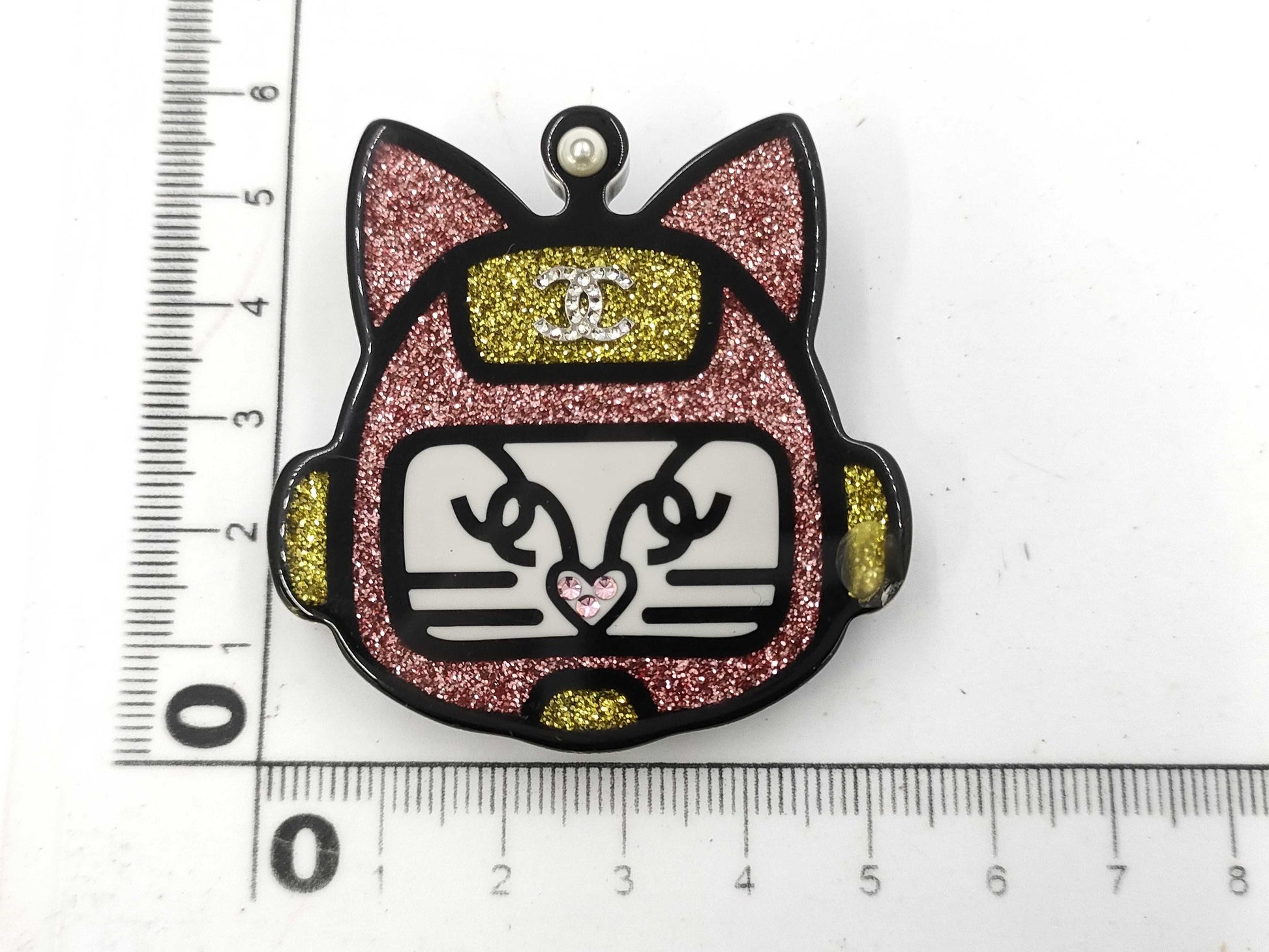 CHANEL CHANEL 17S Cat Robot Brooch