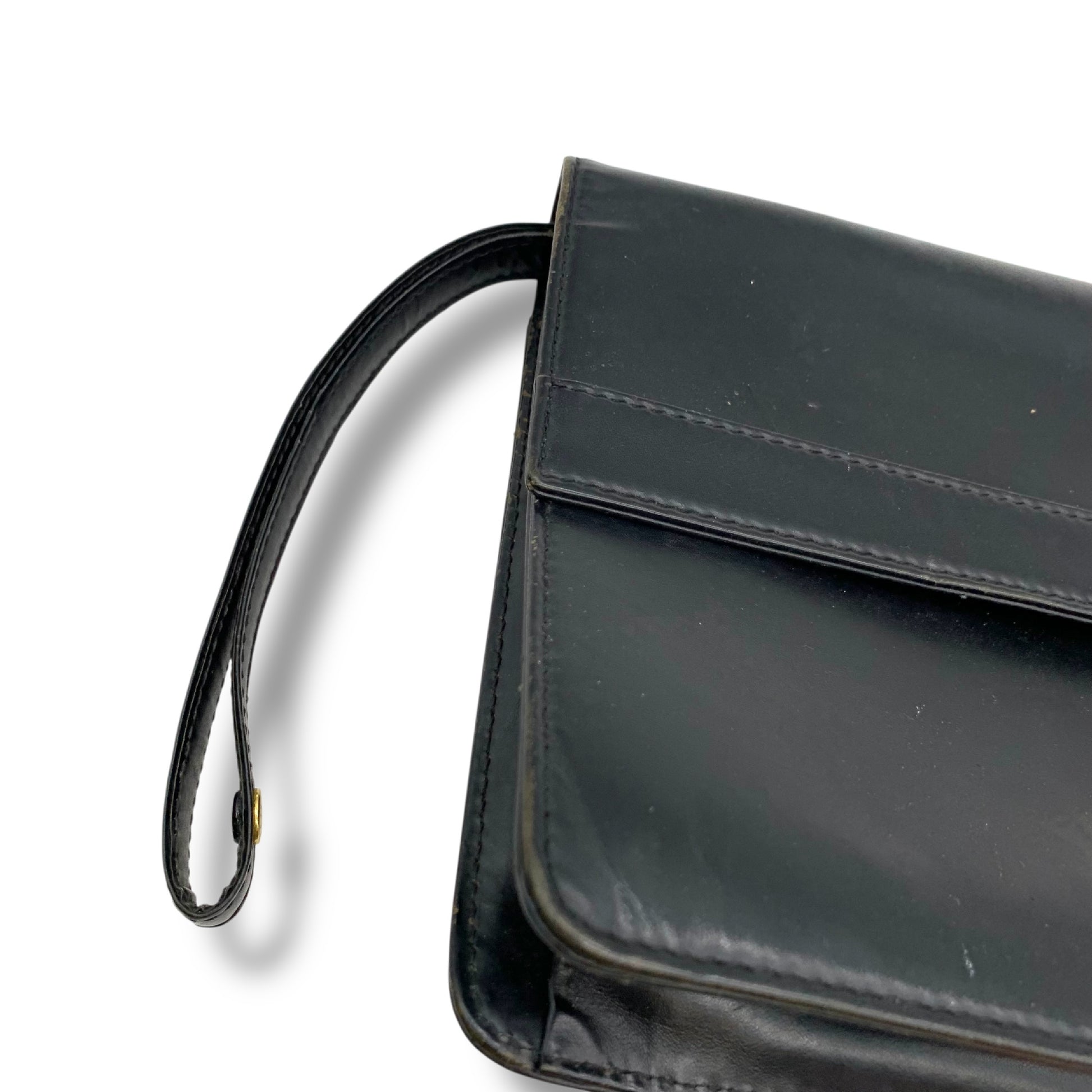 Dunhill clutch bag leather handbag