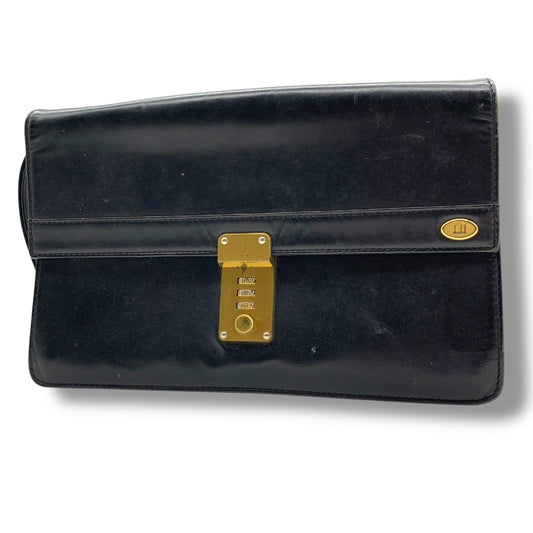 Dunhill clutch bag leather handbag