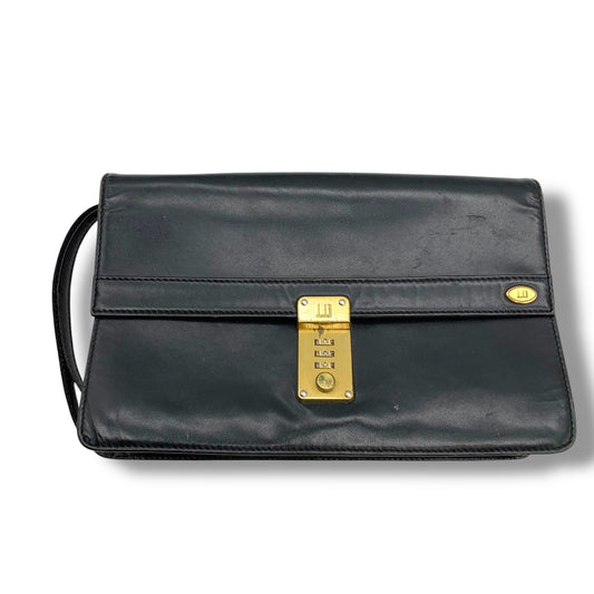 Dunhill clutch bag leather handbag