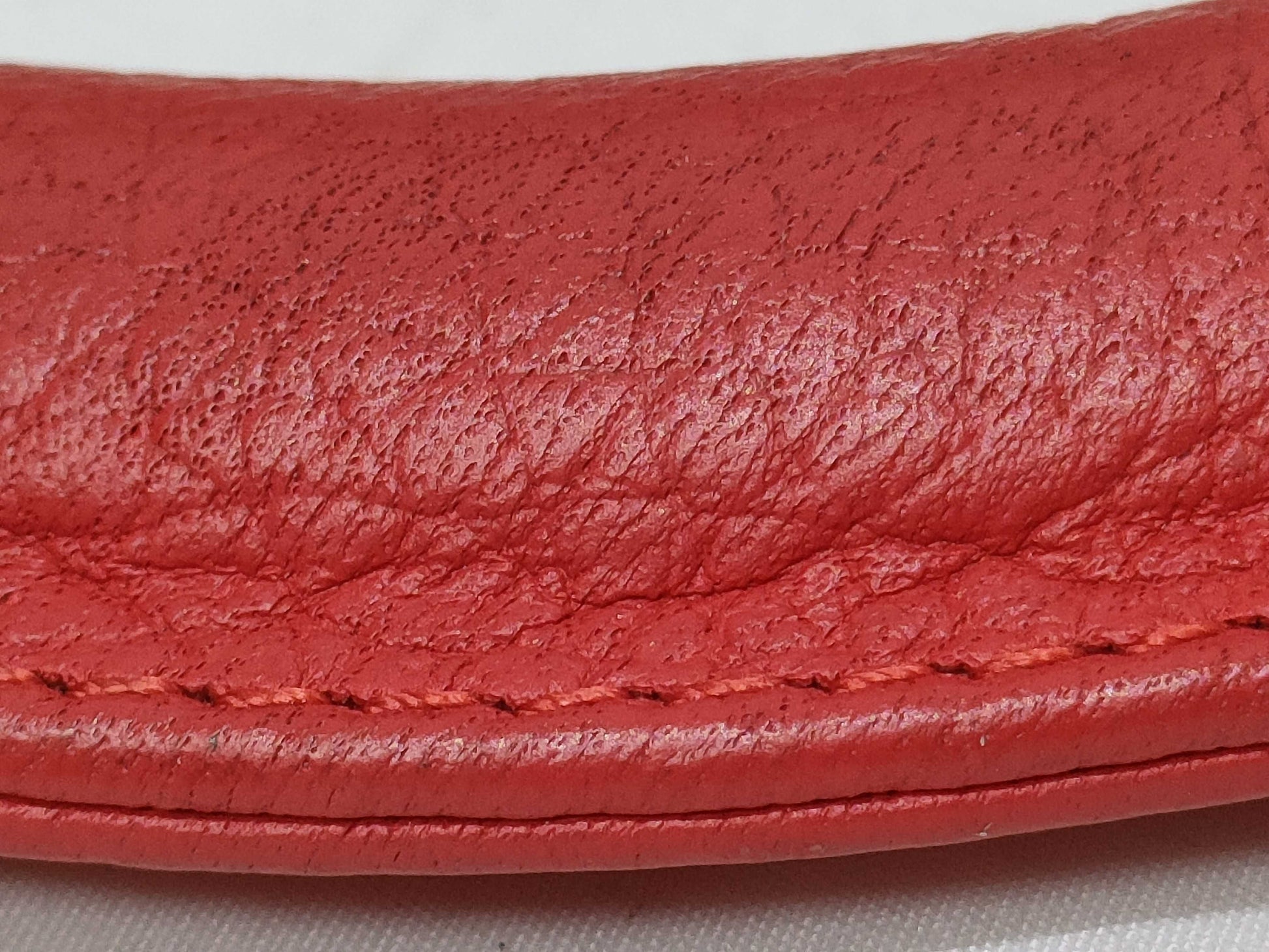 Dior Be Dior Leather 2-Way Handbag Red
