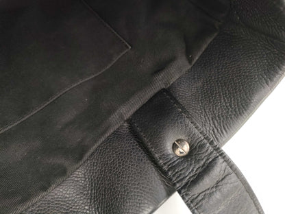 CHANEL Caviar Tote Bag, Black with Silver Hardware