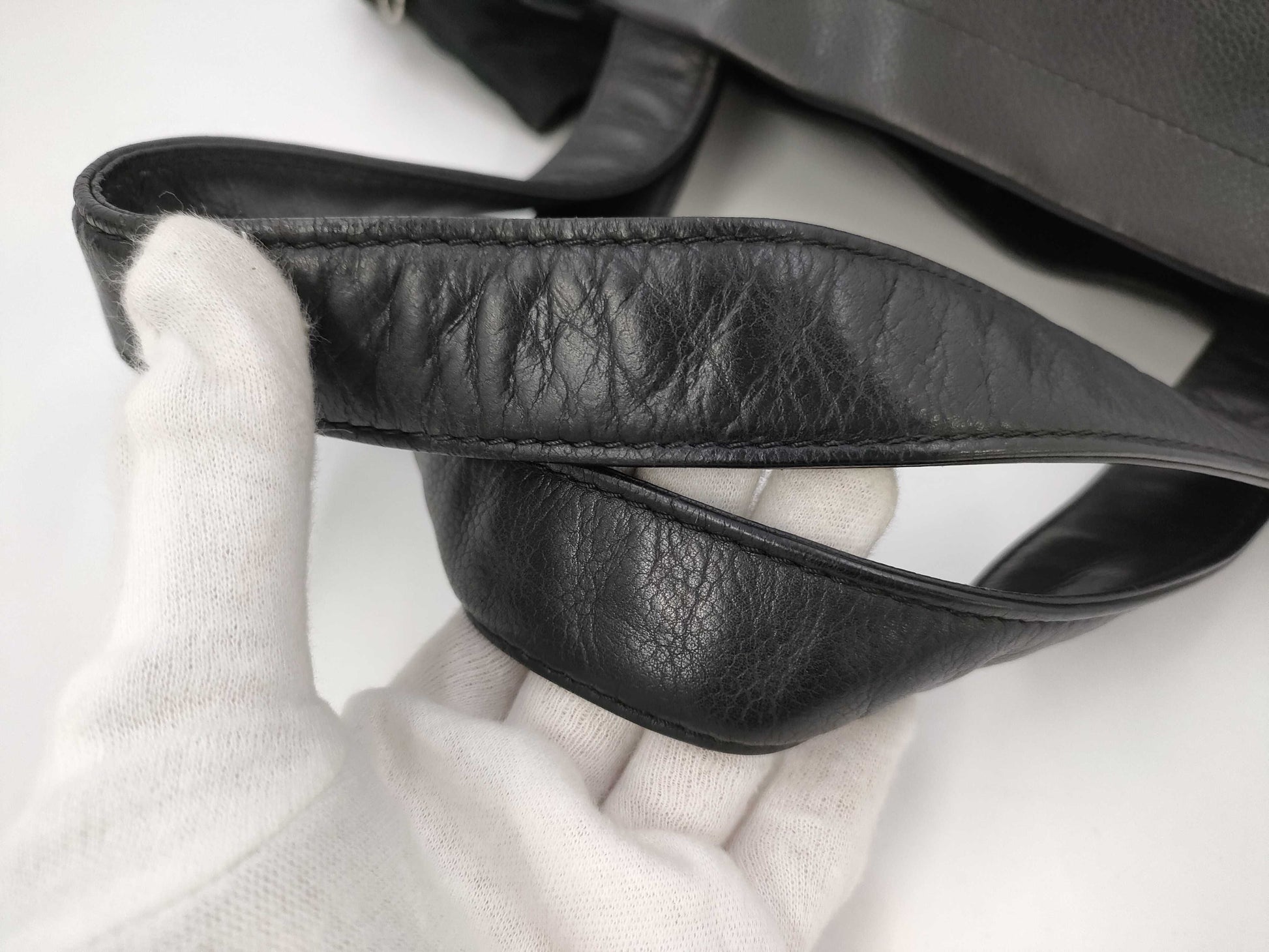 CHANEL Caviar Tote Bag, Black with Silver Hardware