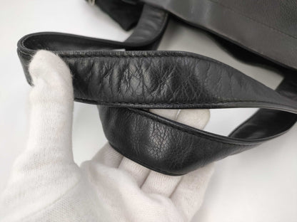 CHANEL Caviar Tote Bag, Black with Silver Hardware