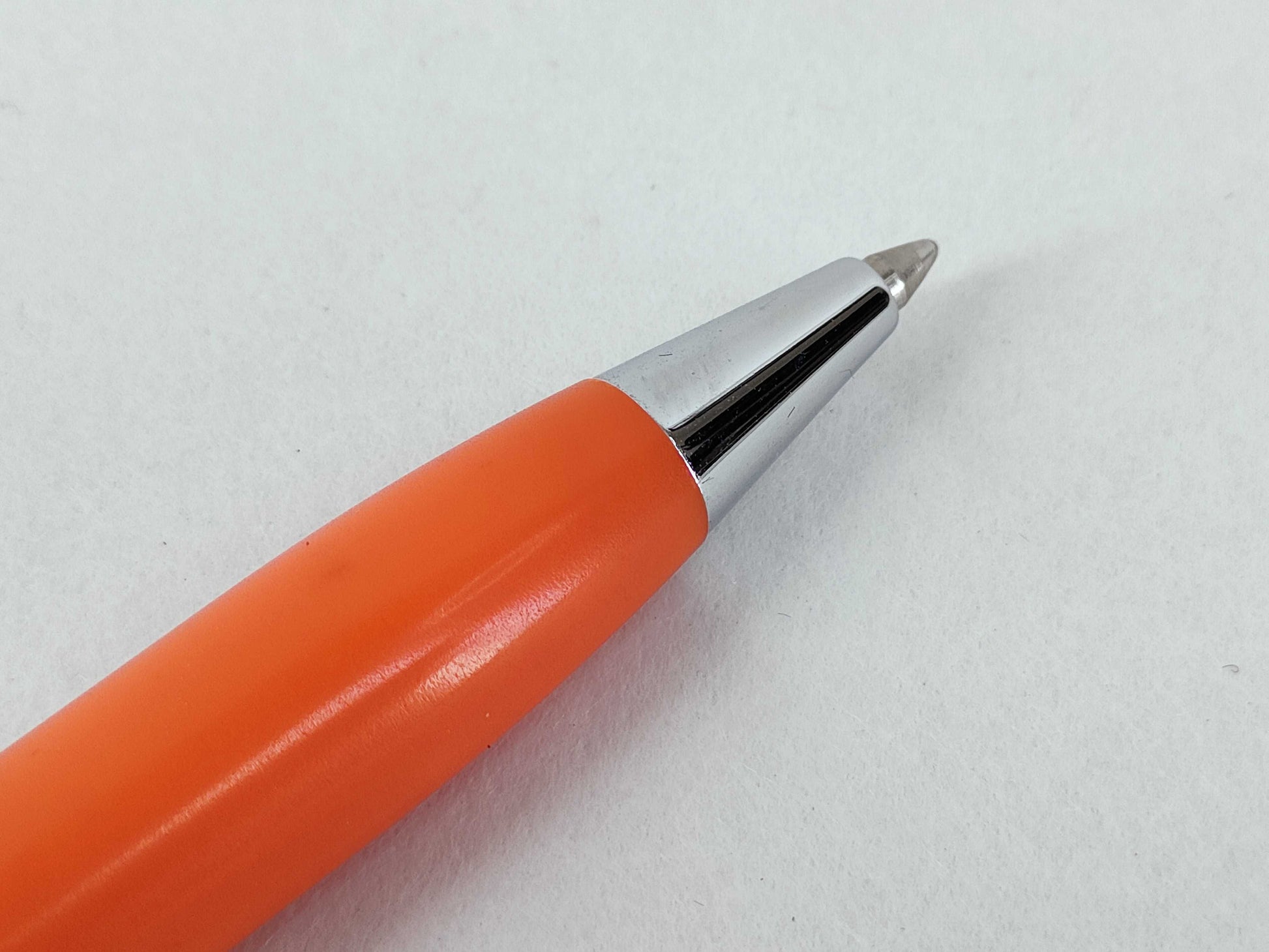 AURORA Knock Ballpoint Pen, Orange x Silver, Pens & Fountain Pens