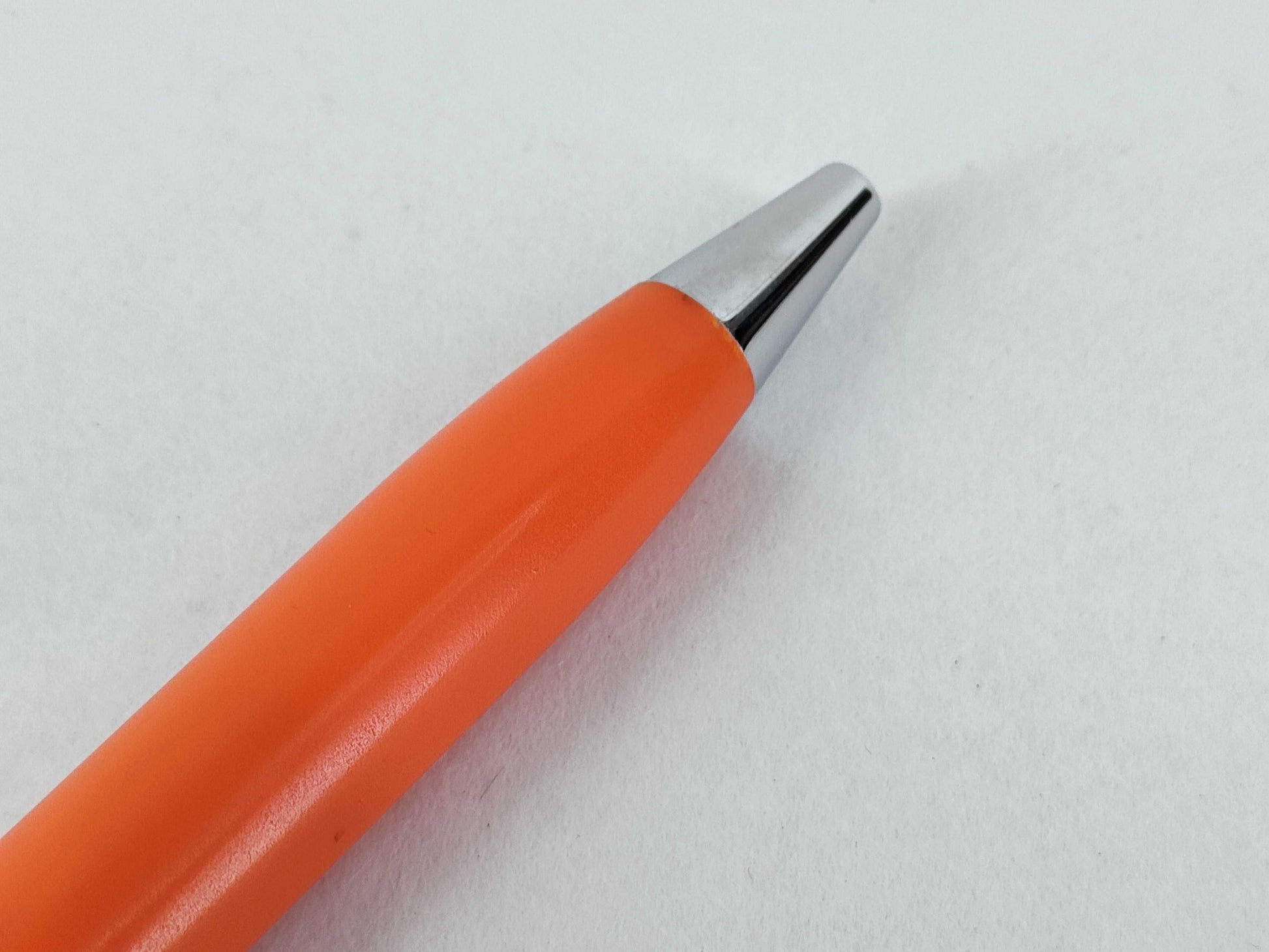 AURORA Knock Ballpoint Pen, Orange x Silver, Pens & Fountain Pens