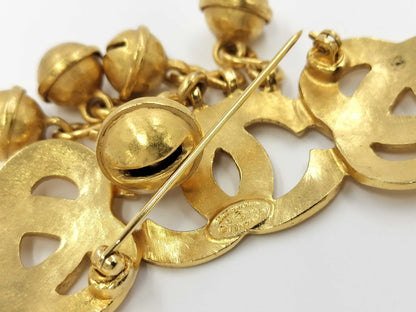 CHANEL Coco Mark Brooch with Bell, GP Gold