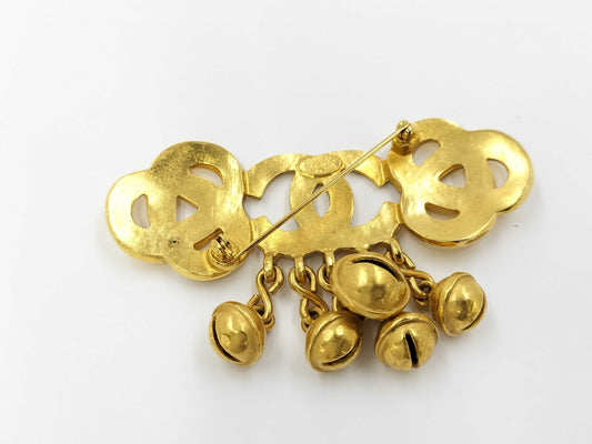CHANEL Coco Mark Brooch with Bell, GP Gold