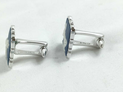 WEDGWOOD Wedgwood Cufflinks, 4-Point Tie Clip/Cufflinks