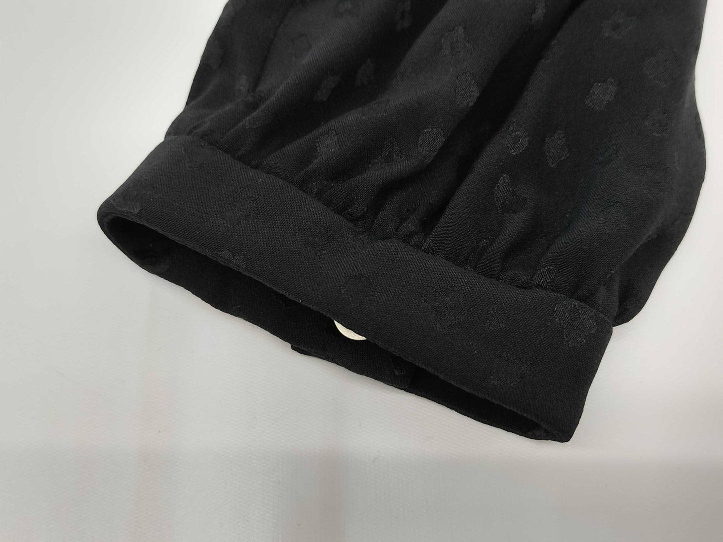 SAINT LAURENT PARIS Silk Black Dress with Tag