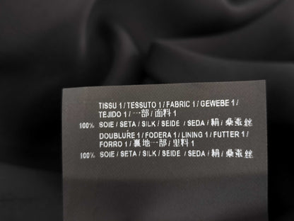 SAINT LAURENT PARIS Silk Black Dress with Tag
