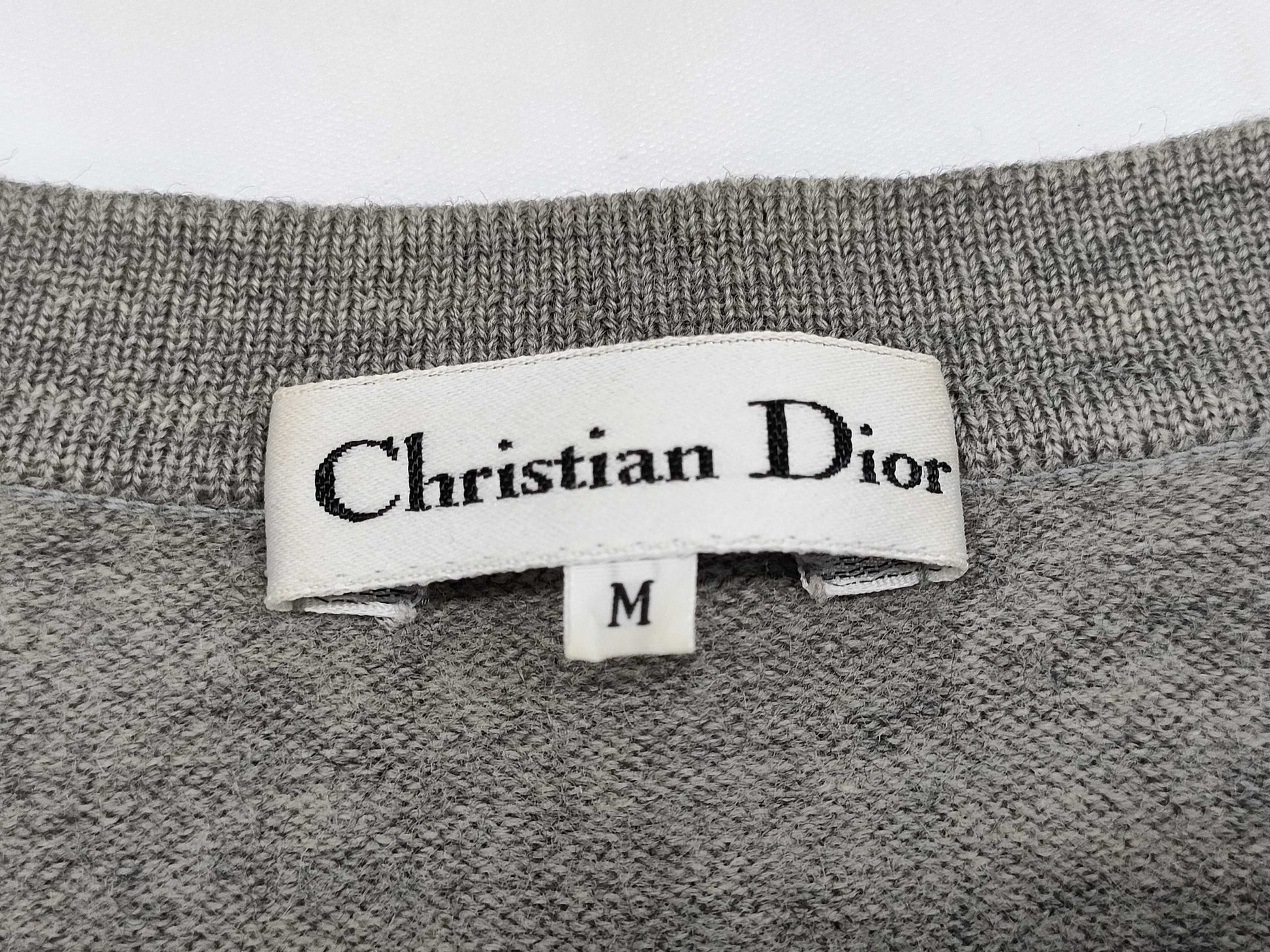 Christian Dior cardigan with logo buttons
