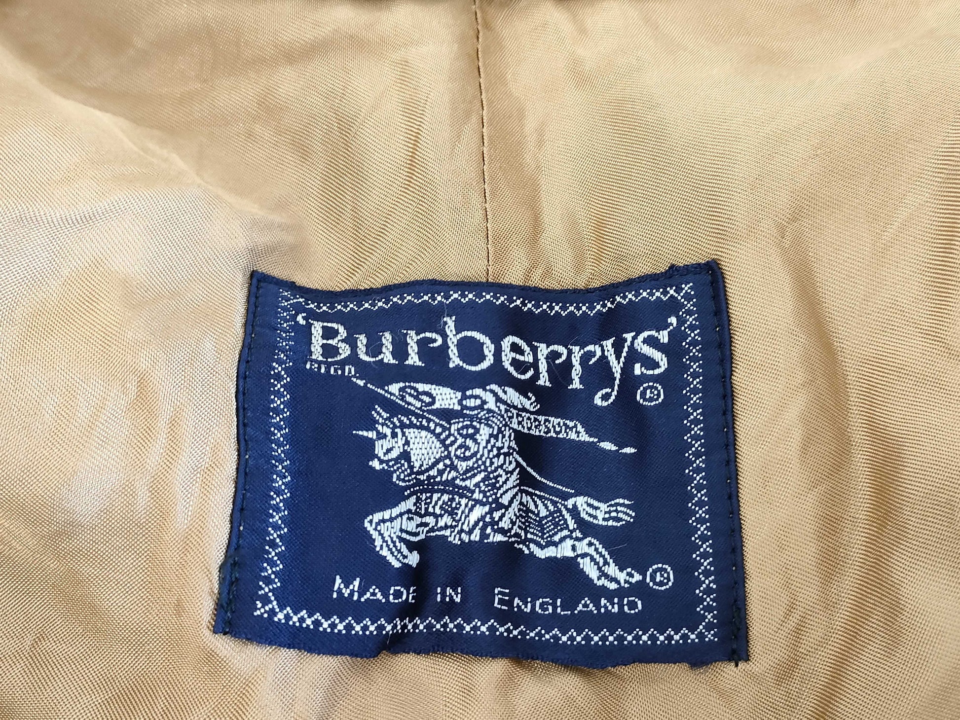 BURBERRY Trench Coat Liner Size 46 Coat