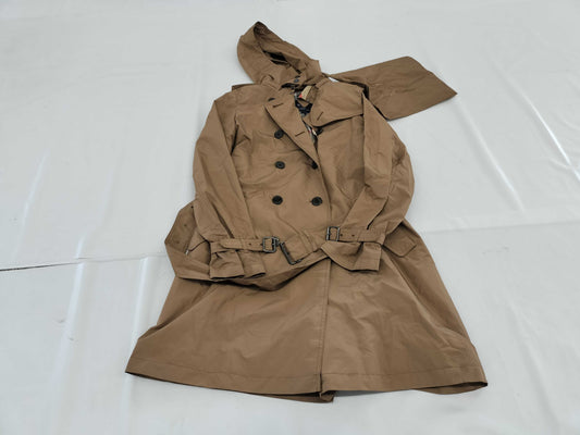 BURBERRY BURBERRYLONDON Spring Coat with Drawstring Bag, Nylon, Size 38
