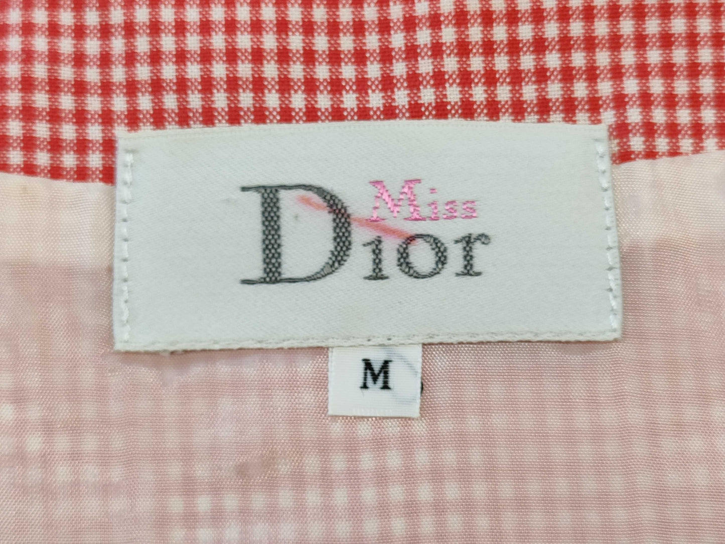 Christian Dior Bar Jacket Waist Gingham