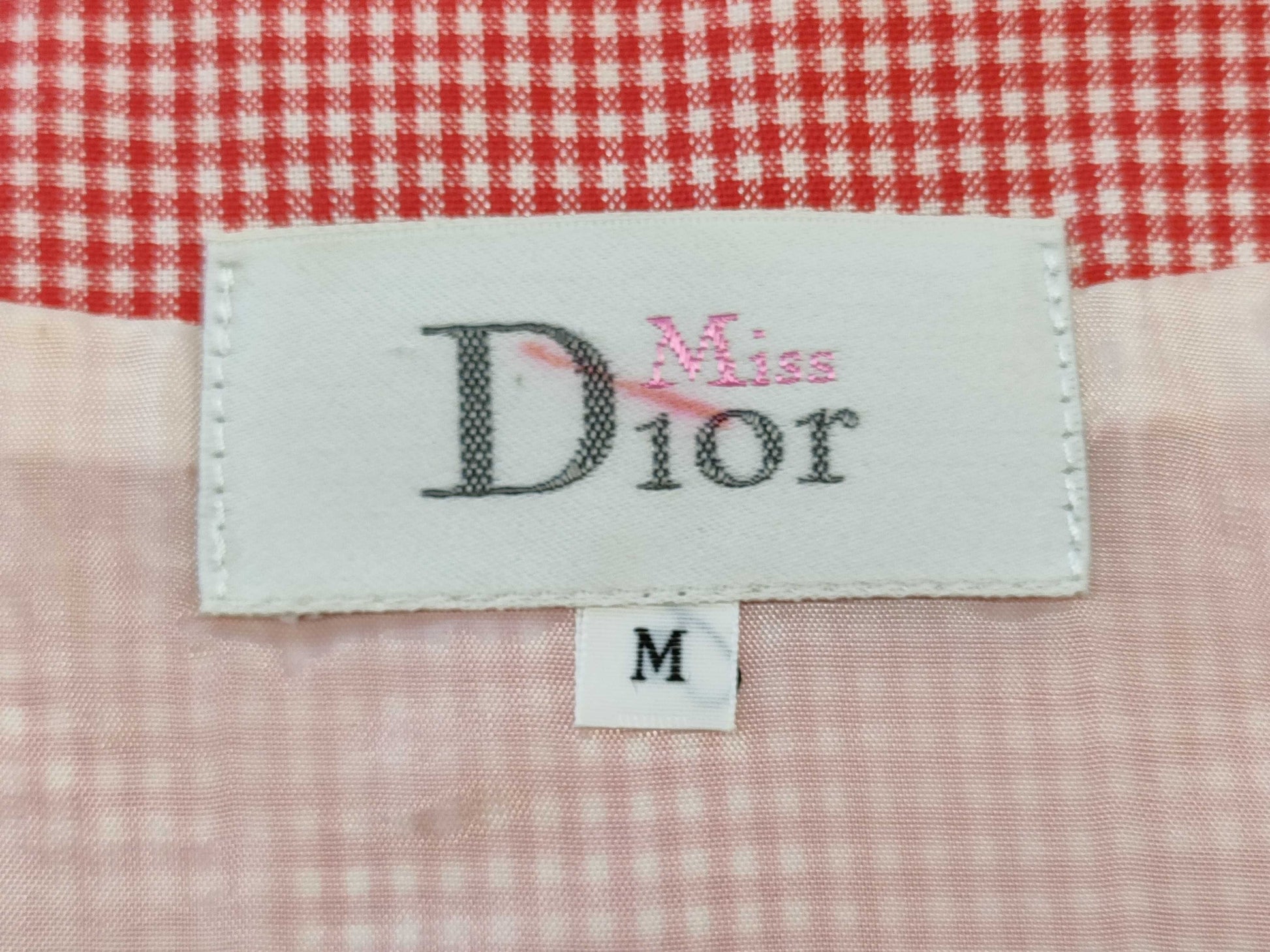 Christian Dior Bar Jacket Waist Gingham