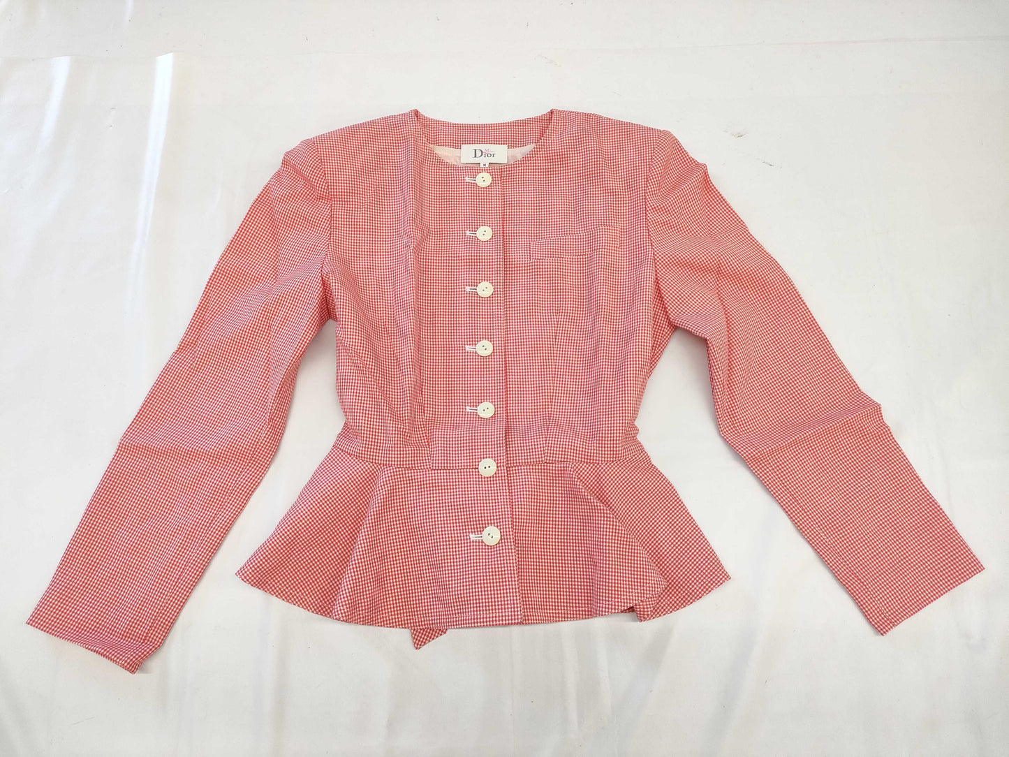 Christian Dior Bar Jacket Waist Gingham