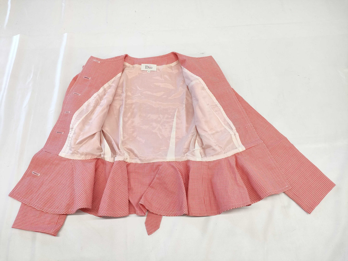 Christian Dior Bar Jacket Waist Gingham