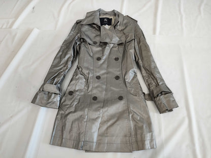 BURBERRY BURBERRYLONDON Trench Coat Silver Size 40 Coat