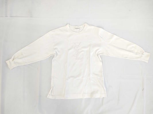 SAINT LAURENT Sweatshirt, YSL Embossed, Other Apparel, Tops