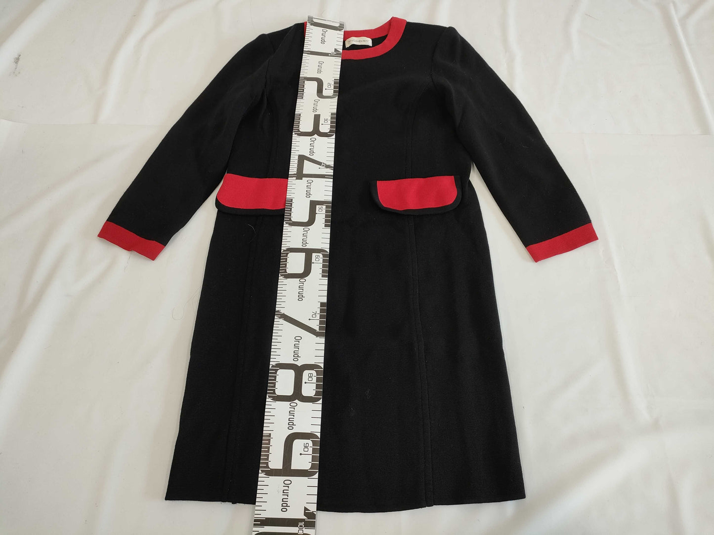SAINT LAURENT Knit Dress, Black, Size M