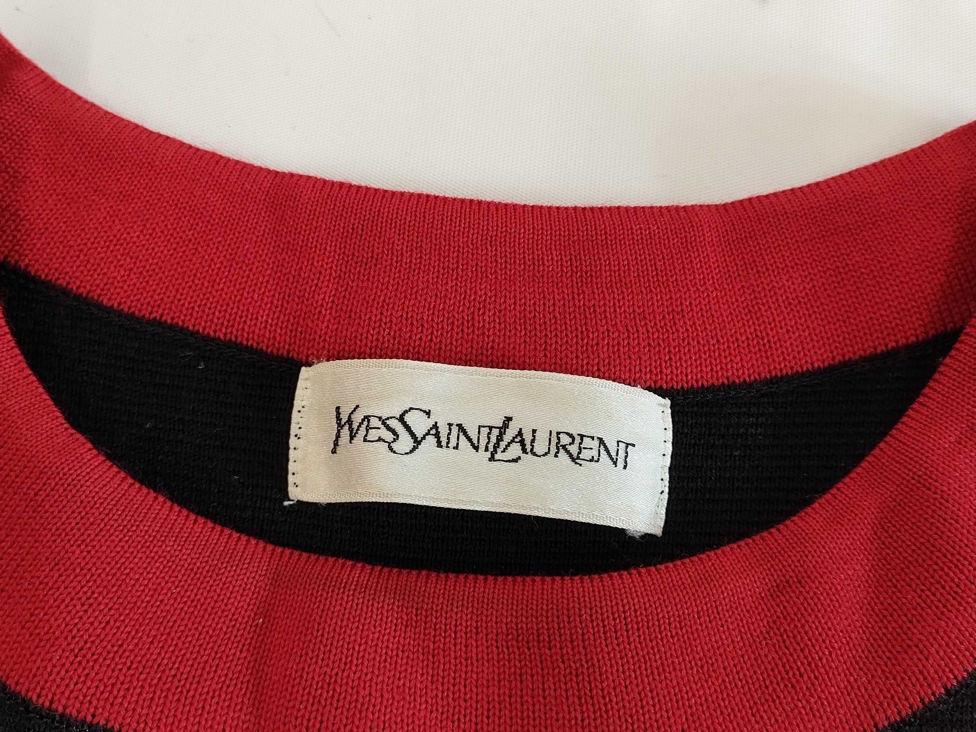 SAINT LAURENT Knit Dress, Black, Size M