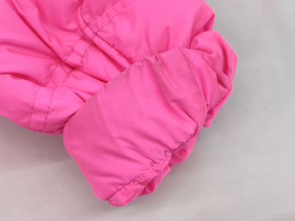 PRADA Triangle Logo Down Jacket, Pink, Recent Model