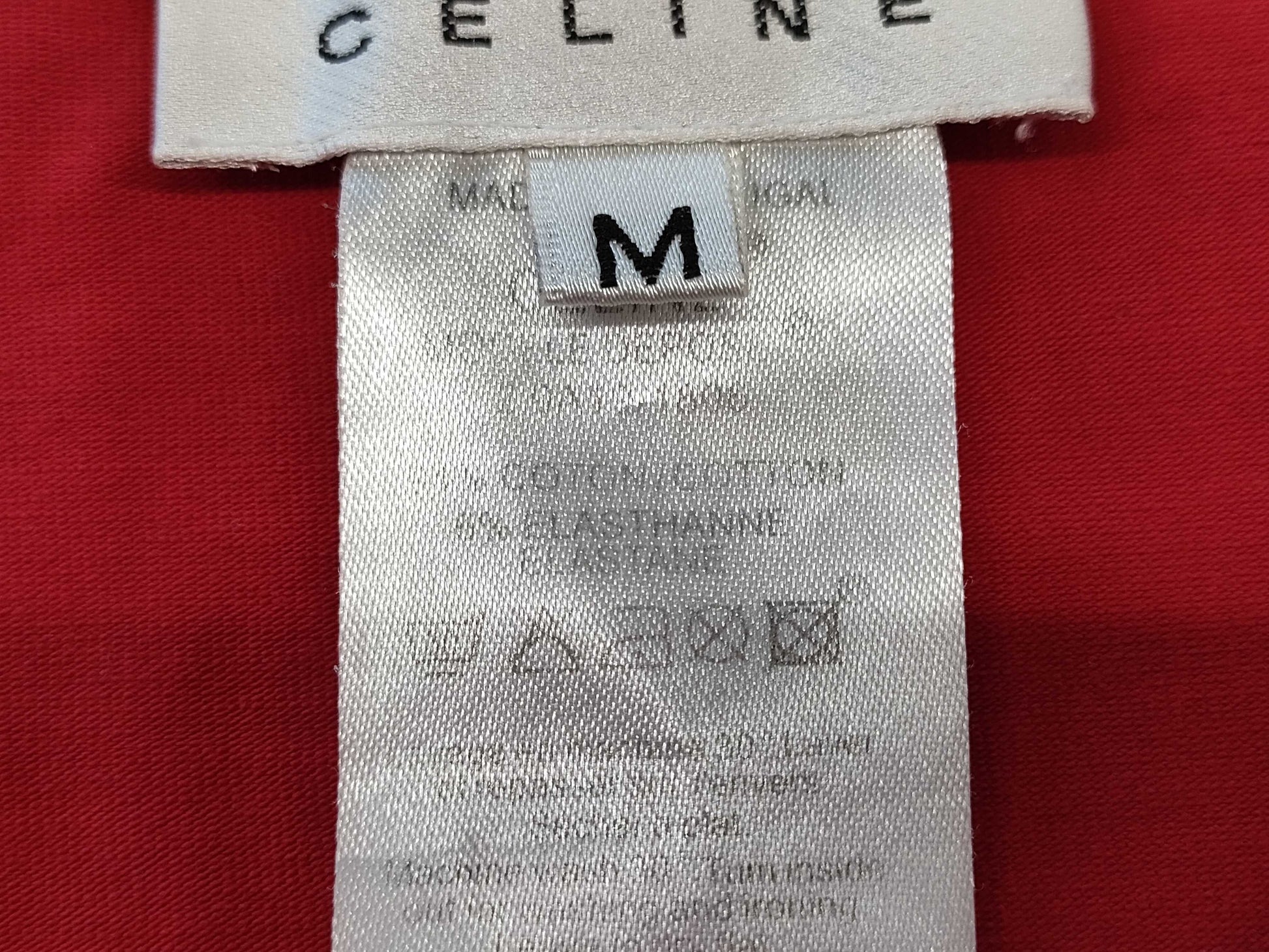 CELINE Sulky Carriage Embroidered T-Shirt