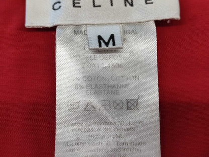 CELINE Sulky Carriage Embroidered T-Shirt