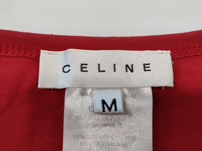 CELINE Sulky Carriage Embroidered T-Shirt
