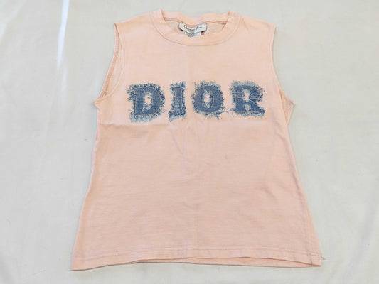 Christian Dior Galliano denim tank top Galliano period top